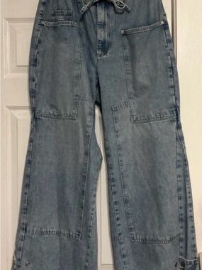 FREE PEOPLE
X We The Free Curvy Outlaw Wide Leg Pants NWT